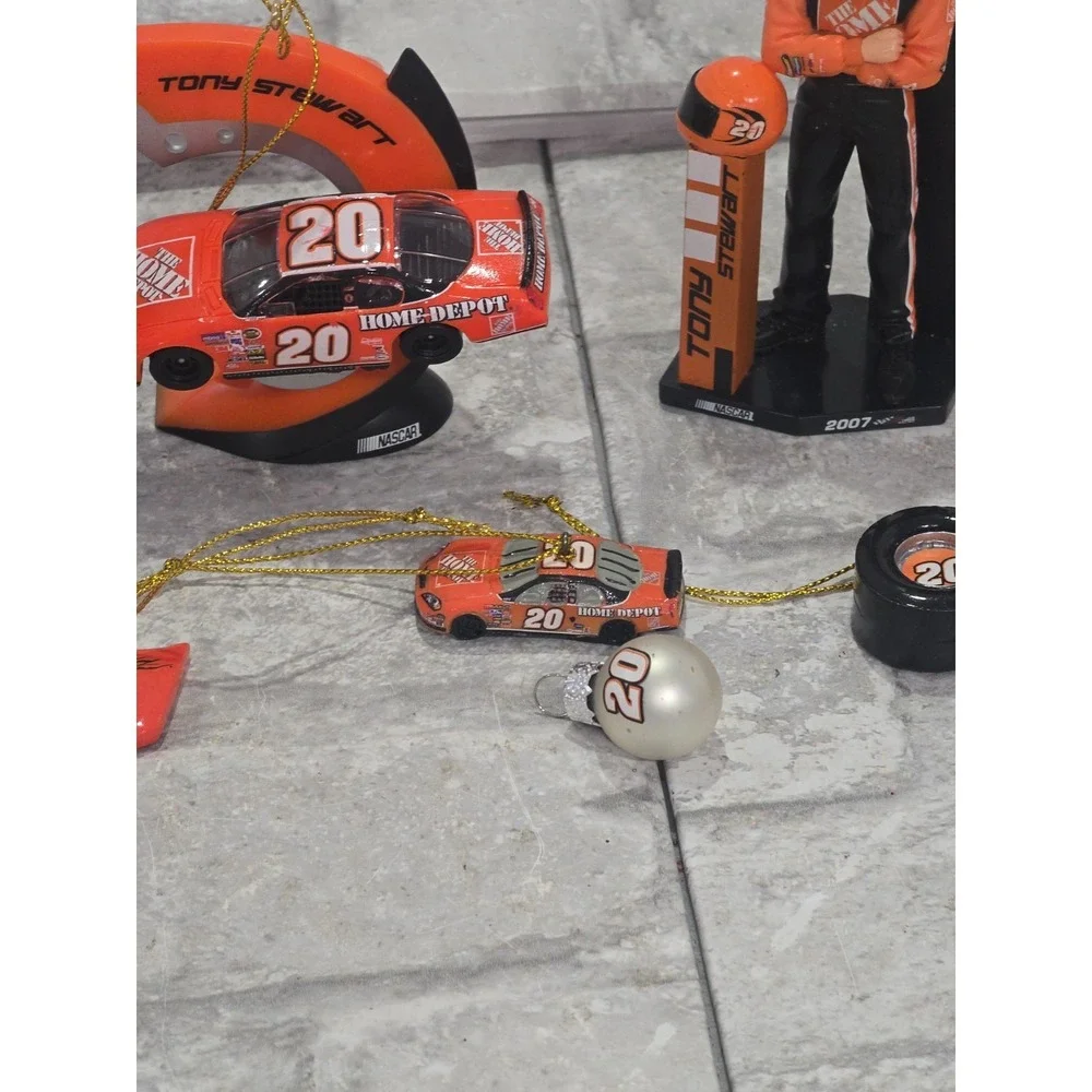 Lot of NASCAR Tony Stewart Home‎ Depot #20 Ornaments Cars Ornament Collectible